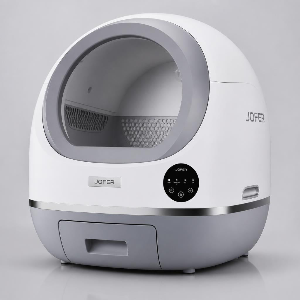 Robot Litière Automatique pour Chat JOFER – Autonettoyante, Capteur de Présence, Fond Silencieux, Grande Capacité